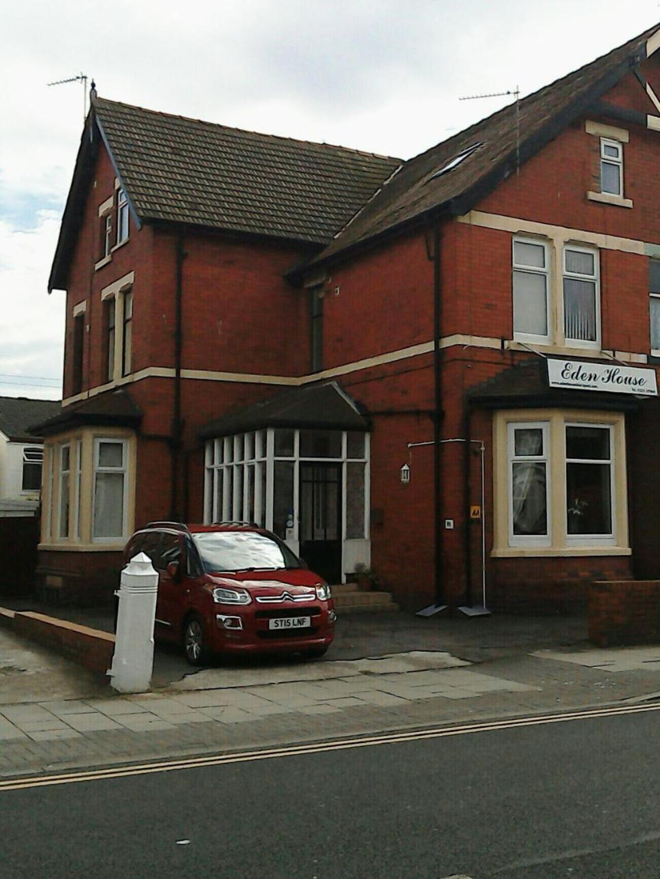 Eden House Bed and Breakfast Blackpool Eksteriør billede